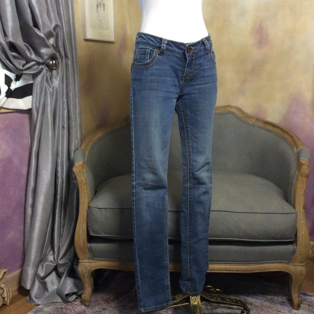 Paris Blues skinny low rise jeans